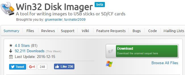 win32 disk imager alternative
